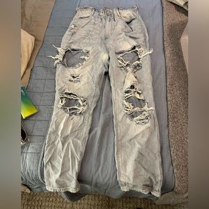 Kancan paperbag jeans